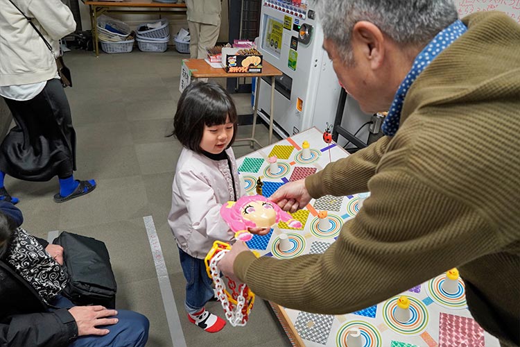 輪投げコーナーの様子